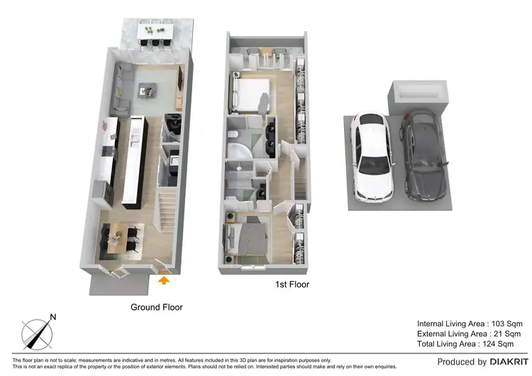 Floorplan of Homely unit listing, 4/5 Wambool Street, Bulimba QLD 4171