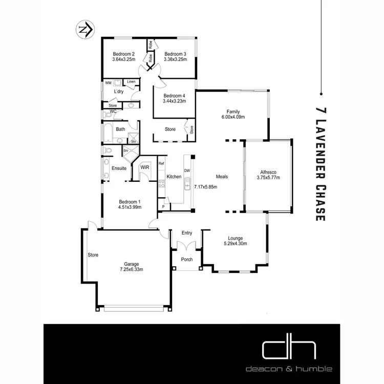 Floorplan of Homely house listing, 7 Lavender Chase, Darch WA 6065