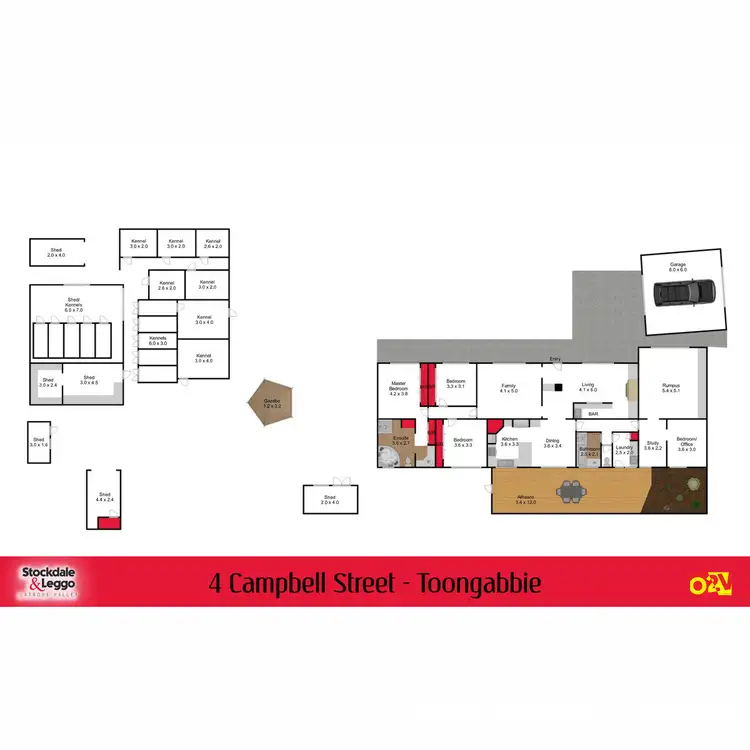 Floorplan of Homely house listing, 4 Campbell Street, Toongabbie VIC 3856
