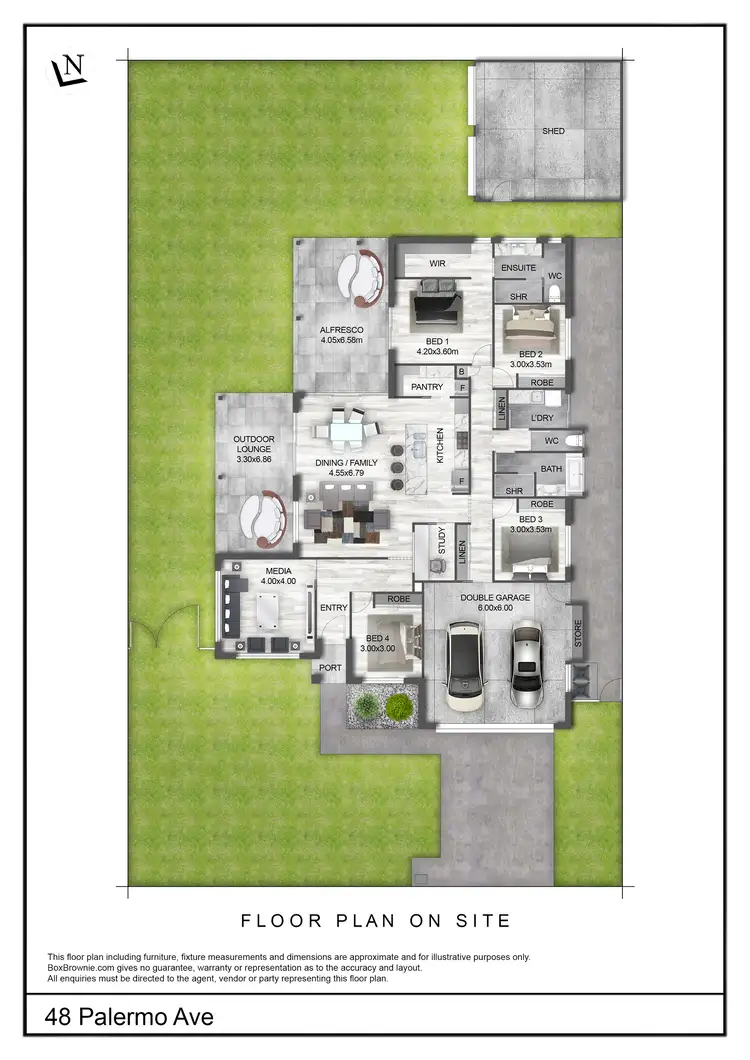 Floorplan of Homely house listing, 48 Palermo Avenue, Ashfield QLD 4670
