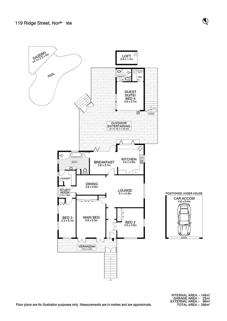 Floorplan of Homely house listing, 119 Ridge Street, Northgate QLD 4013