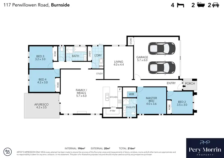 Floorplan of Homely house listing, 117 Perwillowen Road, Burnside QLD 4560