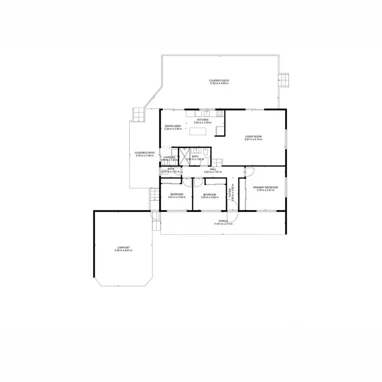 Floorplan of Homely house listing, 29 Linden Crescent, Qunaba QLD 4670