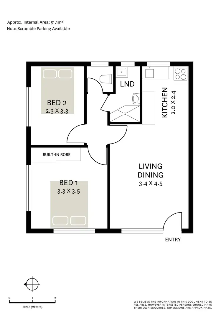 Floorplan of Homely apartment listing, 6/151a Smith Street, Summer Hill NSW 2130