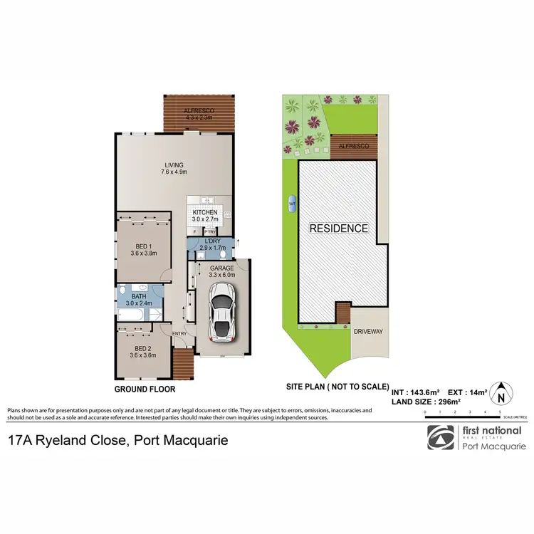 Floorplan of Homely semi-detached listing, 17a Ryeland Close, Port Macquarie NSW 2444
