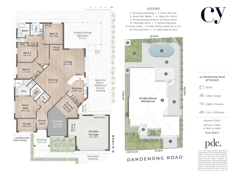 Floorplan of Homely house listing, 10 Dandenong Road, Attadale WA 6156