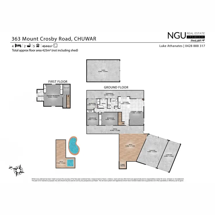 Floorplan of Homely house listing, 363 Mount Cosby Road, Chuwar QLD 4306