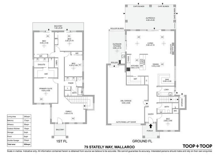 Floorplan of Homely house listing, 79 Stately Way, Wallaroo SA 5556