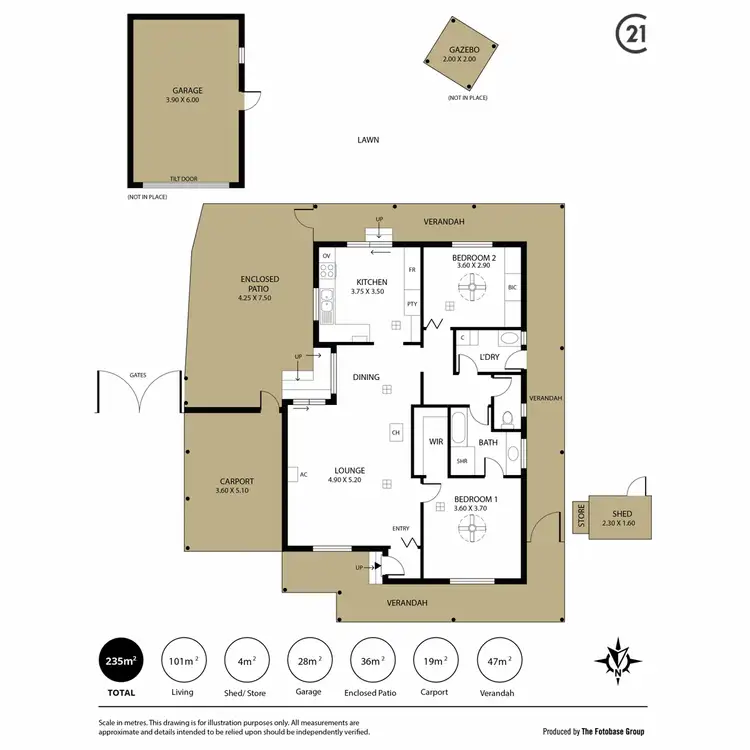 Floorplan of Homely house listing, 10 Oliver Crescent, Port Noarlunga SA 5167