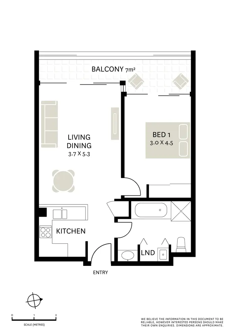Floorplan of Homely apartment listing, 70/15 Potter Street, Waterloo NSW 2017