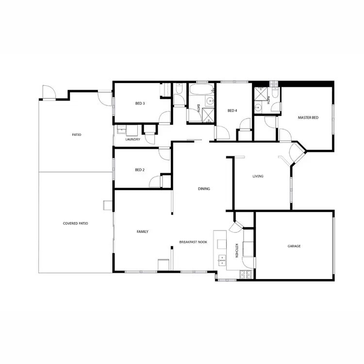 Floorplan of Homely house listing, 28 Whimbrel Parade, Bennett Springs WA 6063
