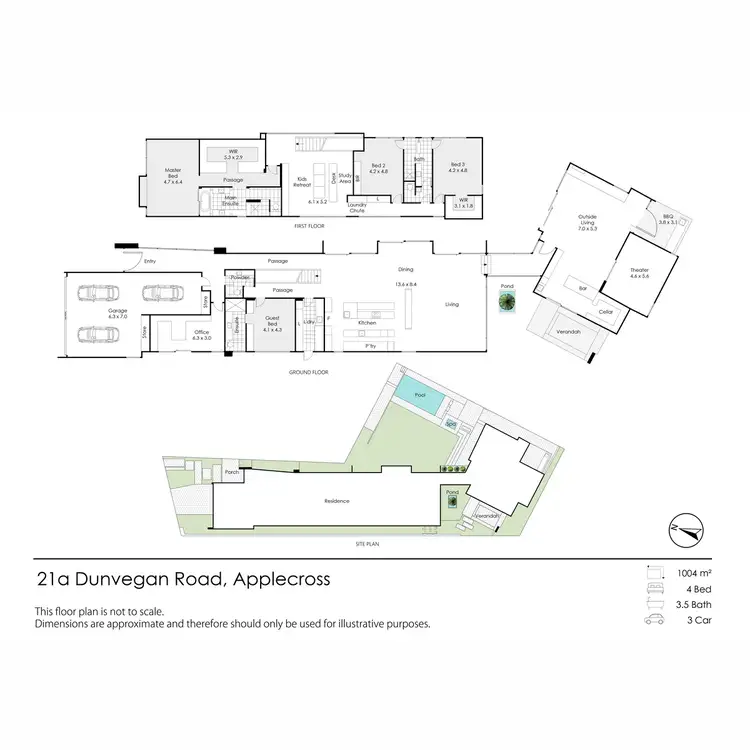 Floorplan of Homely house listing, 21A Dunvegan Road, Applecross WA 6153