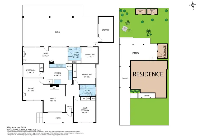 Floorplan of Homely house listing, 190 Ashmont Avenue, Ashmont NSW 2650