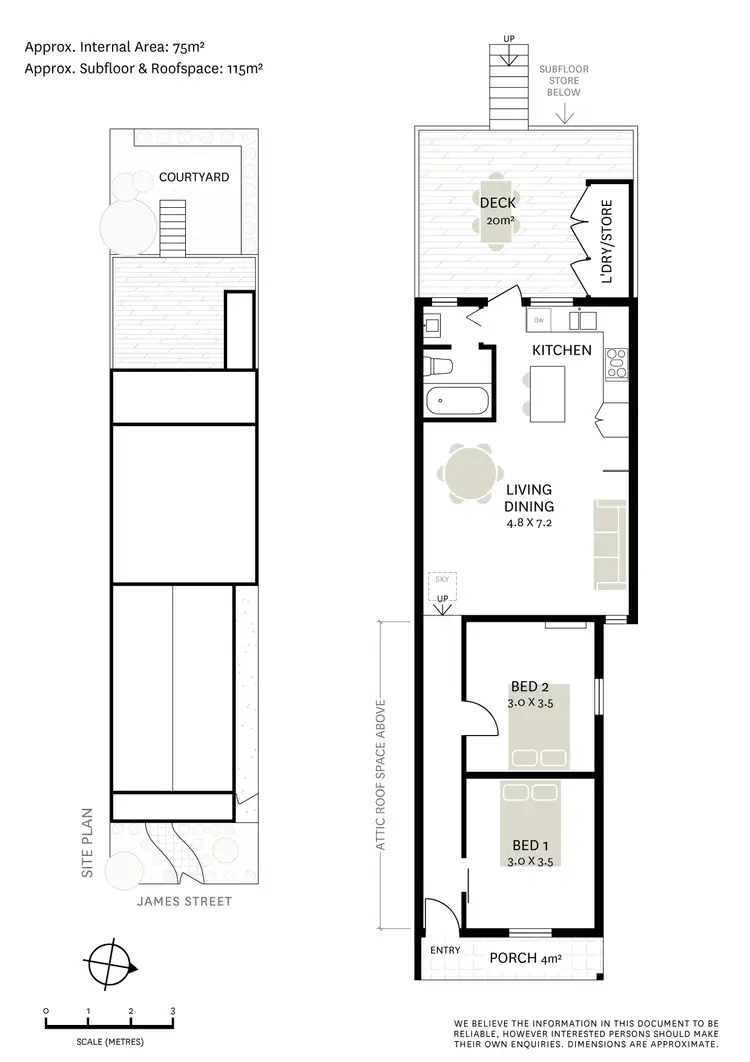 Floorplan of Homely terrace listing, 50 James Street, Leichhardt NSW 2040