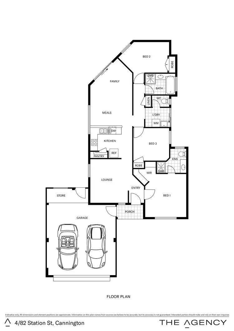 Floorplan of Homely house listing, 4-82 Station Street, Cannington WA 6107