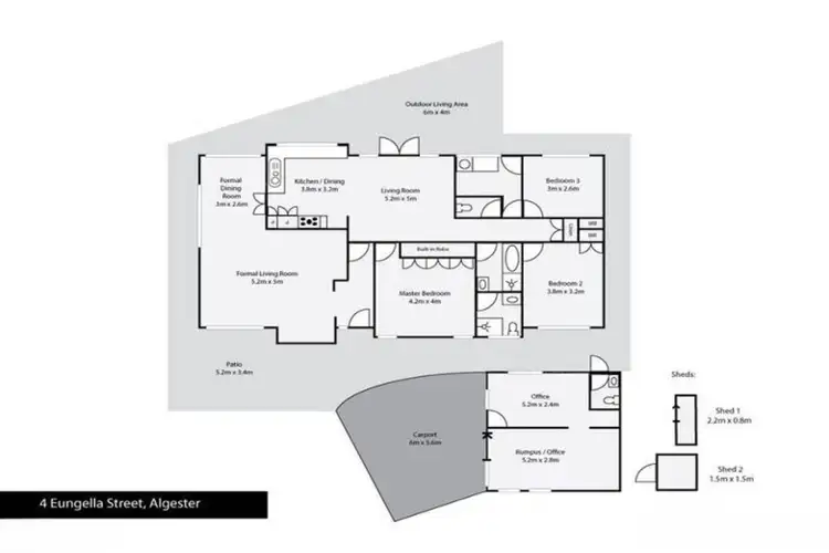 Floorplan of Homely house listing, 4 Eungella Street, Algester QLD 4115