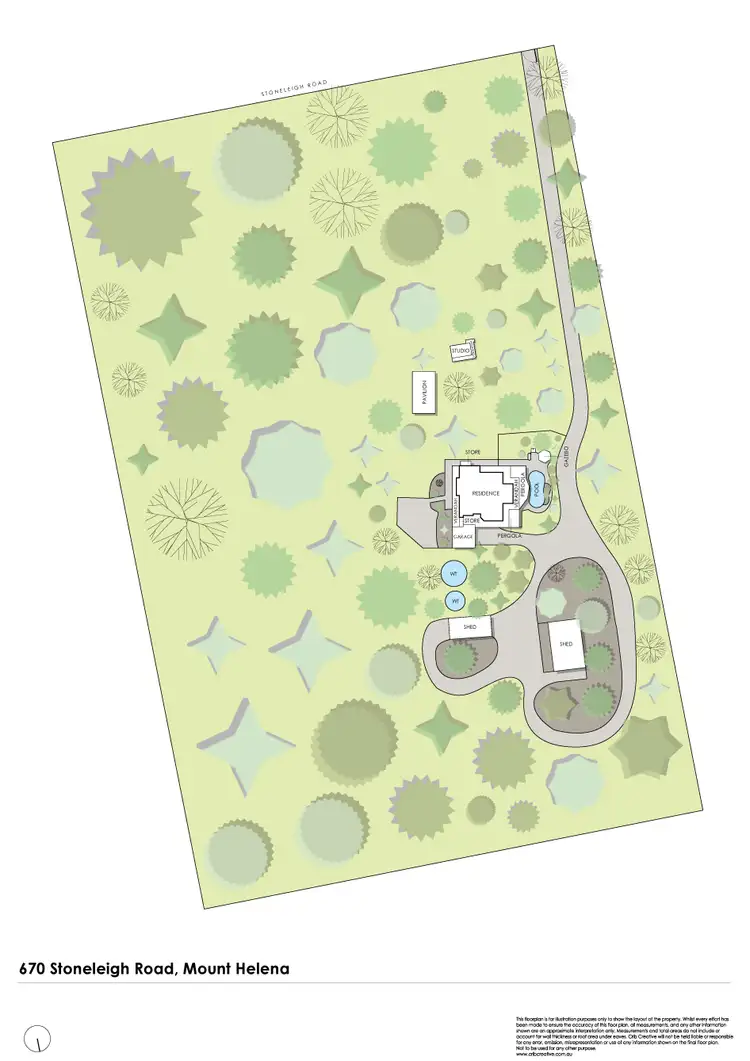 Floorplan of Homely house listing, 670 Stoneleigh Road, Mount Helena WA 6082