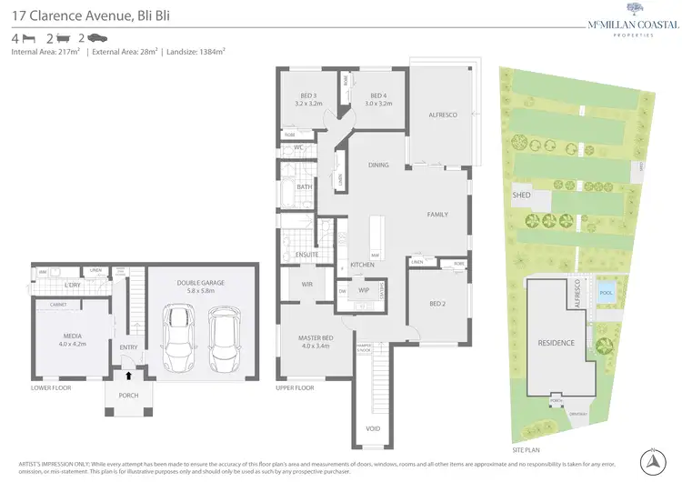 Floorplan of Homely house listing, 17 Clarence Avenue, Bli Bli QLD 4560