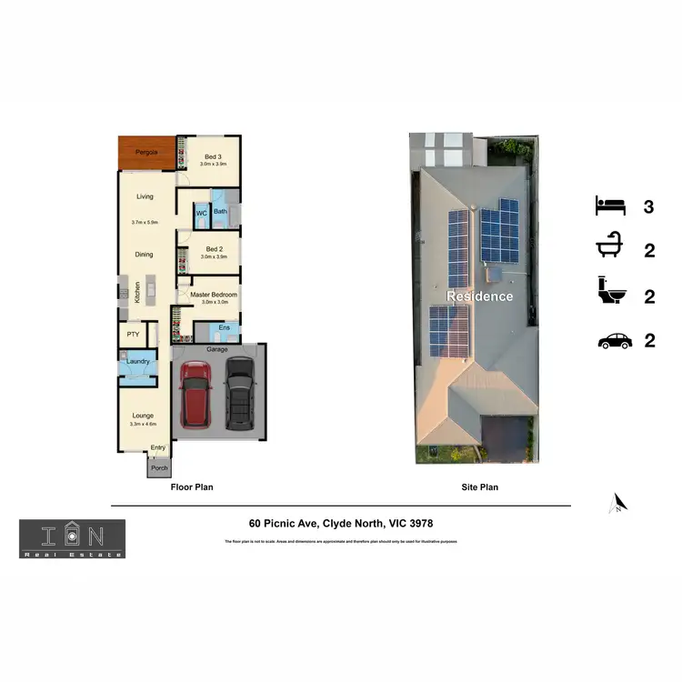 Floorplan of Homely house listing, 60 Picnic Avenue, Clyde North VIC 3978