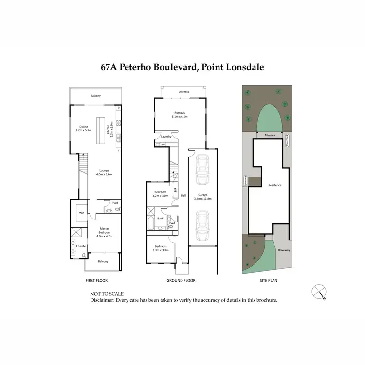 Floorplan of Homely house listing, 67a Peterho Boulevard, Point Lonsdale VIC 3225