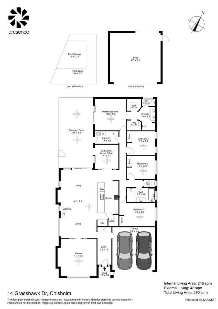 Floorplan of Homely house listing, 14 Grasshawk Drive, Chisholm NSW 2322