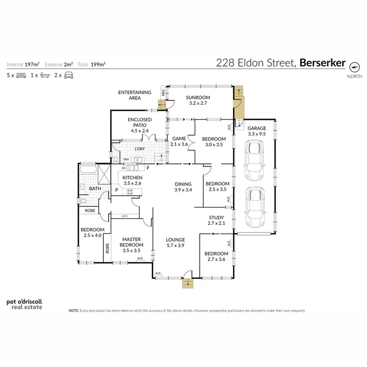 Floorplan of Homely house listing, 228 Eldon Street, Berserker QLD 4701
