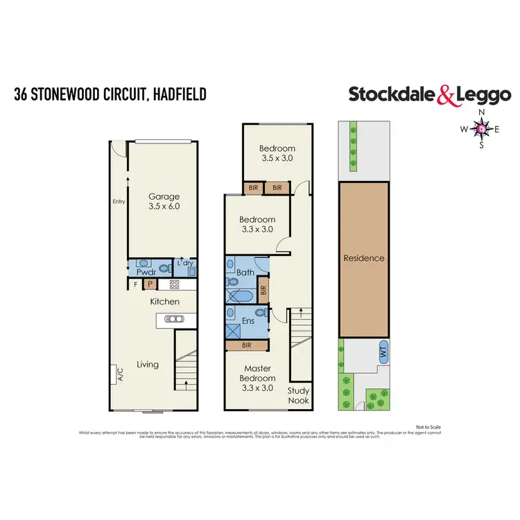 Floorplan of Homely townhouse listing, 36 Stonewood Circuit, Hadfield VIC 3046