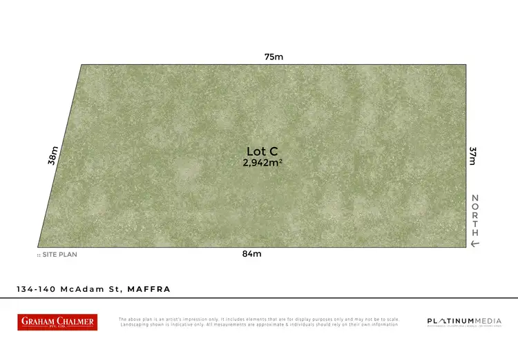Floorplan of Homely land listing, 134-140 McAdam Street, Maffra VIC 3860