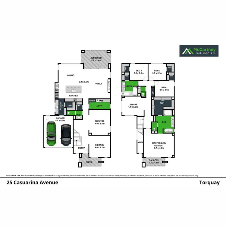 Floorplan of Homely house listing, 25 Casuarina Avenue, Torquay VIC 3228