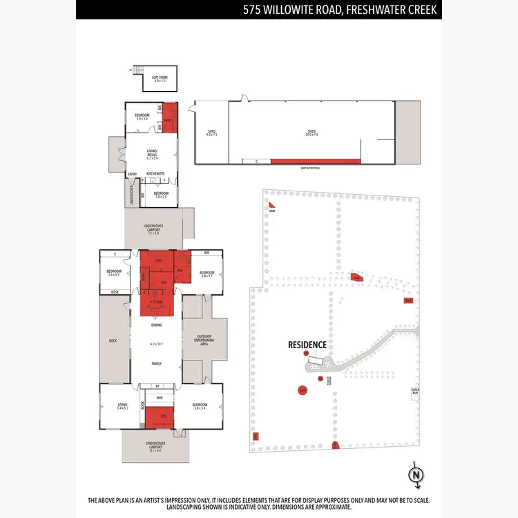 Floorplan of Homely rural property listing, 575 Willowite Road, Freshwater Creek VIC 3217