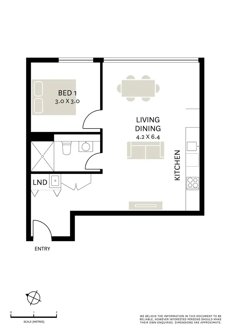 Floorplan of Homely apartment listing, 302/74-76 Wyndham Street, Alexandria NSW 2015
