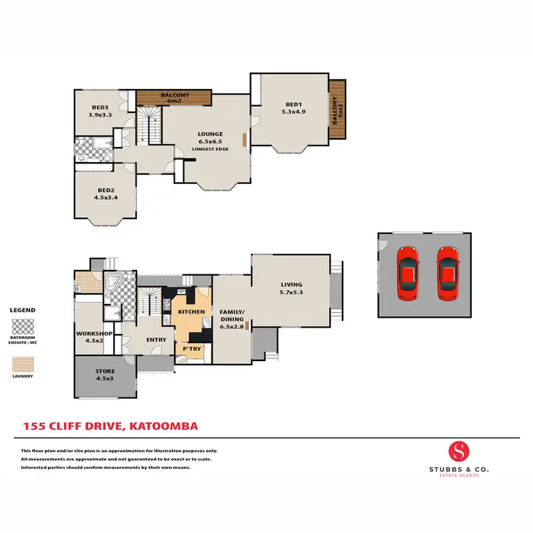 Floorplan of Homely house listing, 155 Cliff Drive, Katoomba NSW 2780