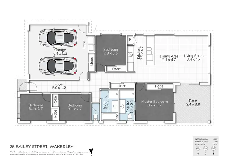 Floorplan of Homely house listing, 26 Bailey Street, Wakerley QLD 4154