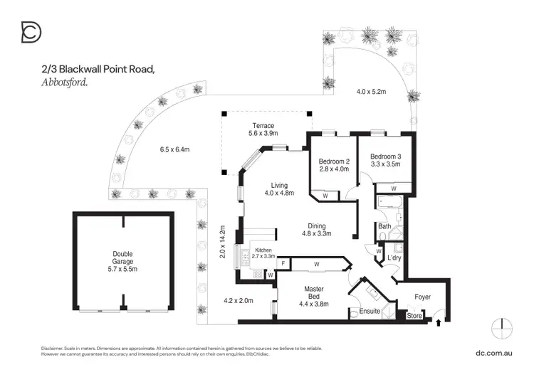 Floorplan of Homely apartment listing, 2/3 Blackwall Point Road, Abbotsford NSW 2046