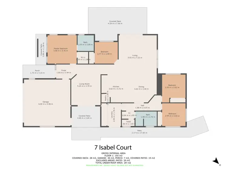 Floorplan of Homely house listing, 7 Isabel Court, Gympie QLD 4570