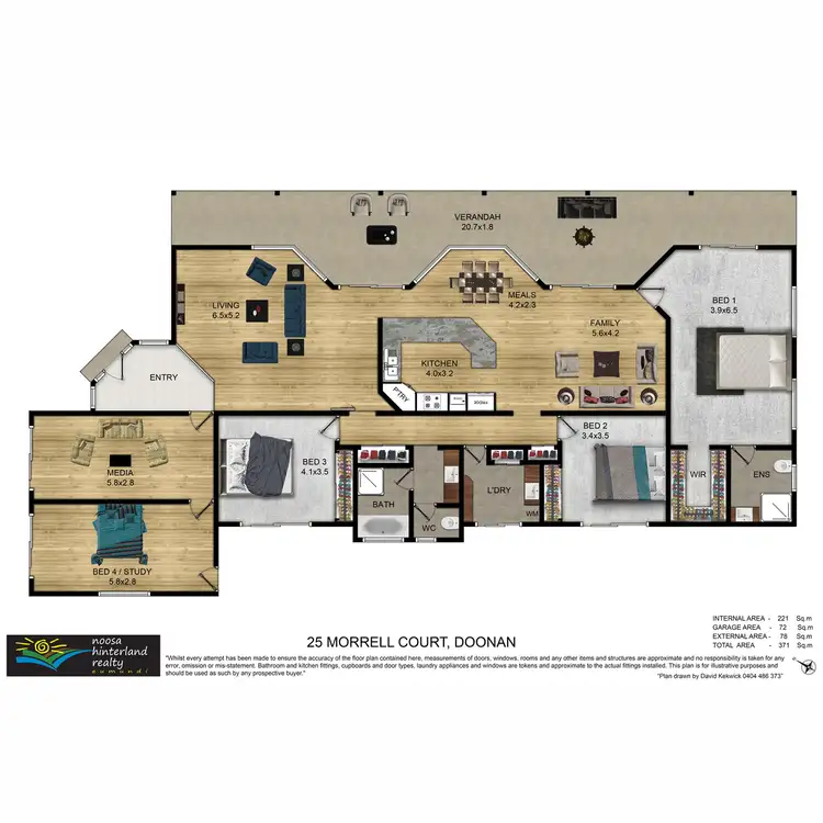 Floorplan of Homely house listing, 25 Morrell Court, Doonan QLD 4562