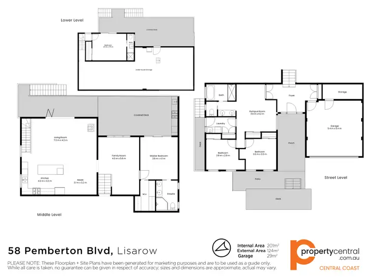 Floorplan of Homely house listing, 58 Pemberton Boulevard, Lisarow NSW 2250