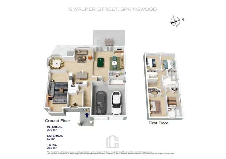 Floorplan of Homely house listing, 5 Walker Street, Springwood NSW 2777