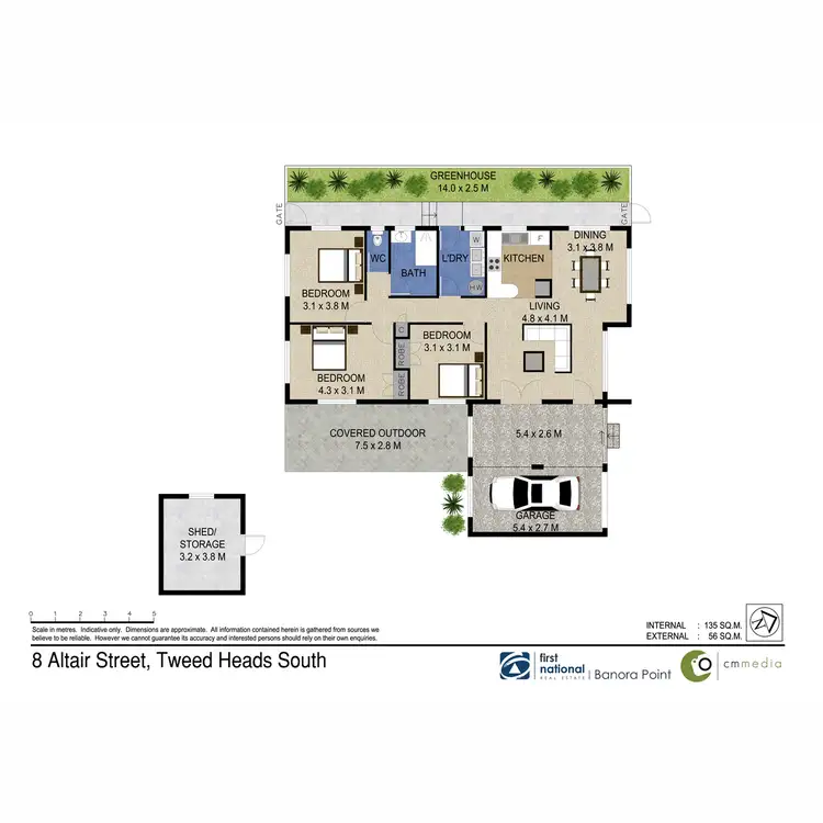 Floorplan of Homely house listing, 8 Altair Street, Tweed Heads South NSW 2486
