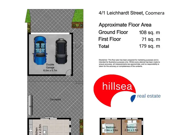 Floorplan of Homely townhouse listing, 4/1 Leichhardt Street, Coomera QLD 4209