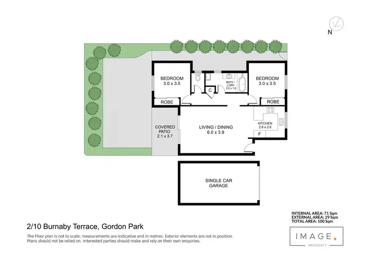 Floorplan of Homely unit listing, 2/10 Burnaby Terrace, Gordon Park QLD 4031