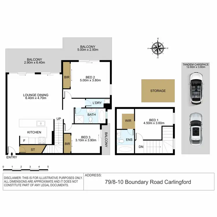 Floorplan of Homely apartment listing, 79/8-10 Boundary Road, Carlingford NSW 2118