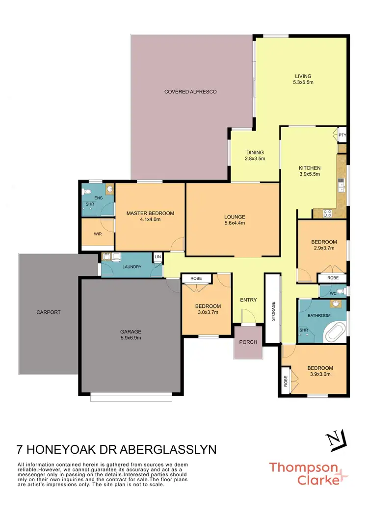 Floorplan of Homely house listing, 7 Honeyoak Drive, Aberglasslyn NSW 2320