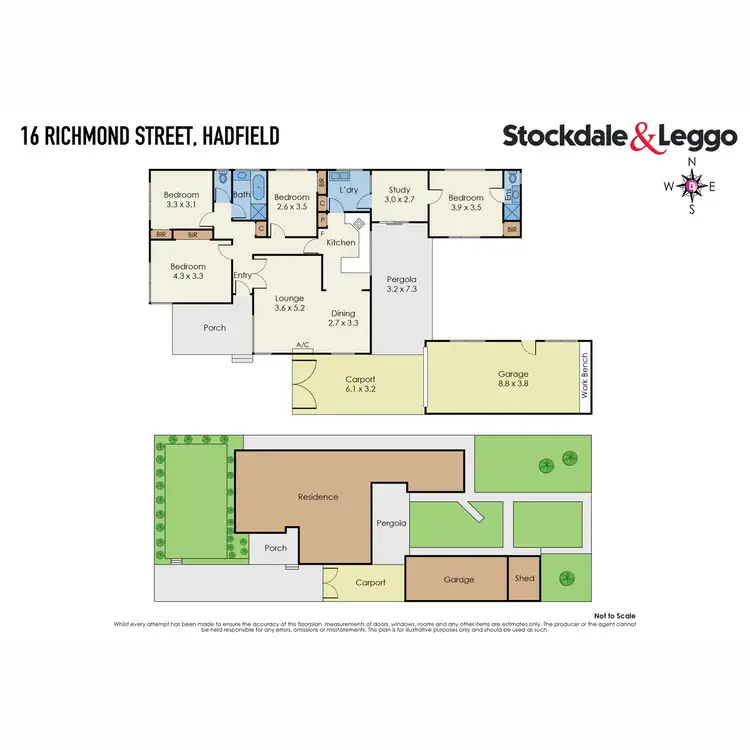 Floorplan of Homely house listing, 16 Richmond Street, Hadfield VIC 3046
