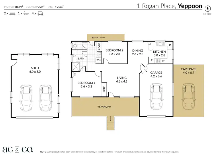 Floorplan of Homely house listing, 1 Rogan Place, Yeppoon QLD 4703