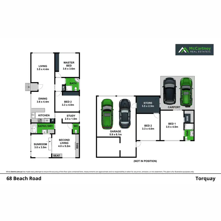 Floorplan of Homely house listing, 68 Beach Road, Torquay VIC 3228