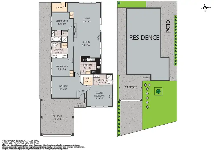 Floorplan of Homely house listing, 46 Mowbray Square, Clarkson WA 6030