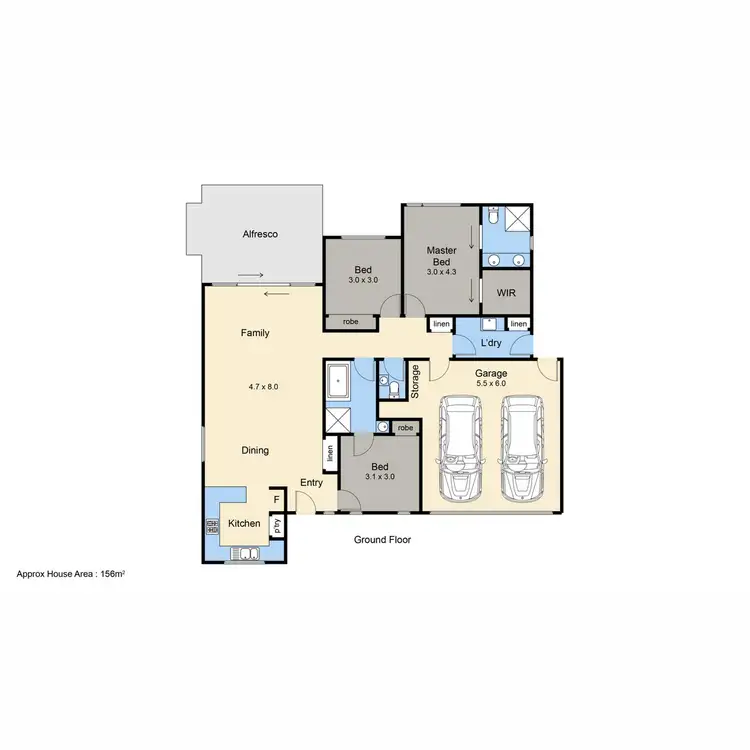 Floorplan of Homely house listing, 8 Bella Vista Mews, Rosebud VIC 3939