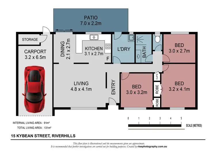 Floorplan of Homely house listing, 15 Kybean Street, Riverhills QLD 4074