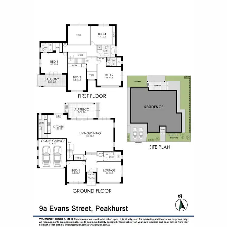 Floorplan of Homely house listing, 9A Evans Street, Peakhurst NSW 2210